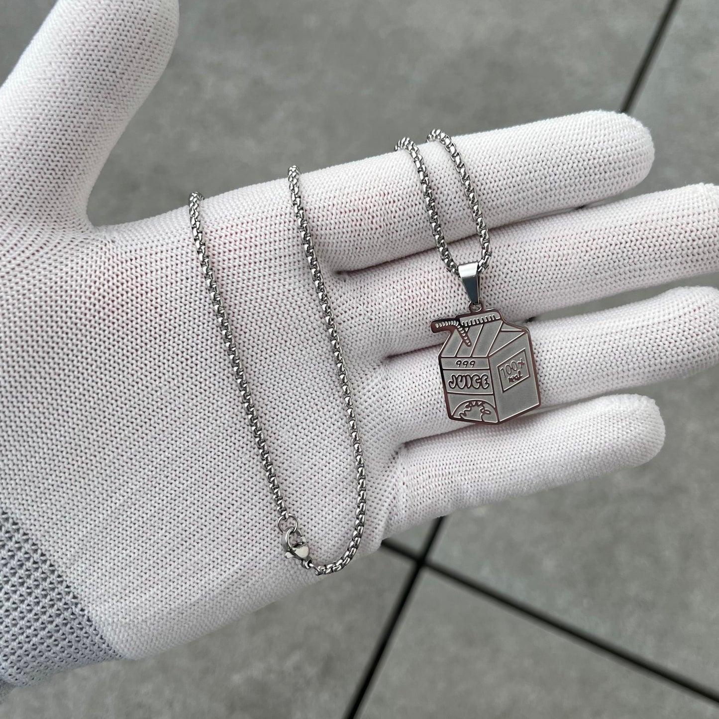 Juice WRLD 'Juice Box' Necklace