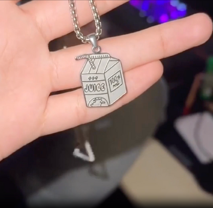 Juice WRLD 'Juice Box' Necklace